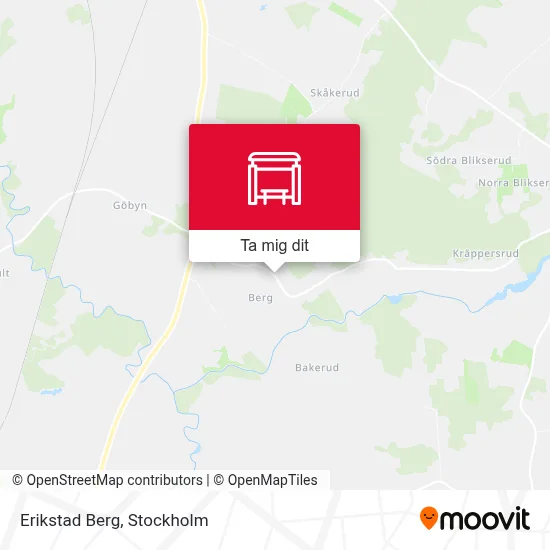 Erikstad Berg karta