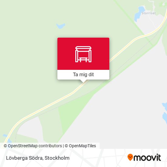 Lövberga Södra karta