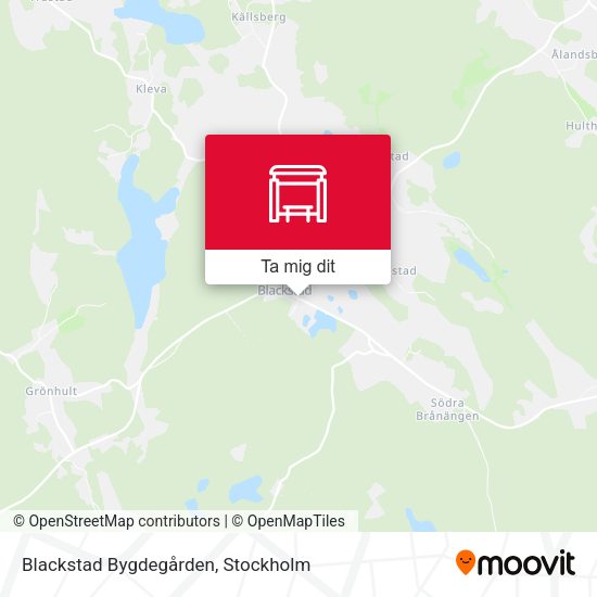 Blackstad Bygdegården karta