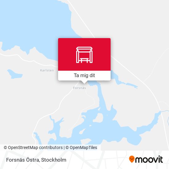 Forsnäs Östra karta