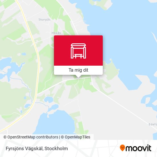 Fyrsjöns Vägskäl karta