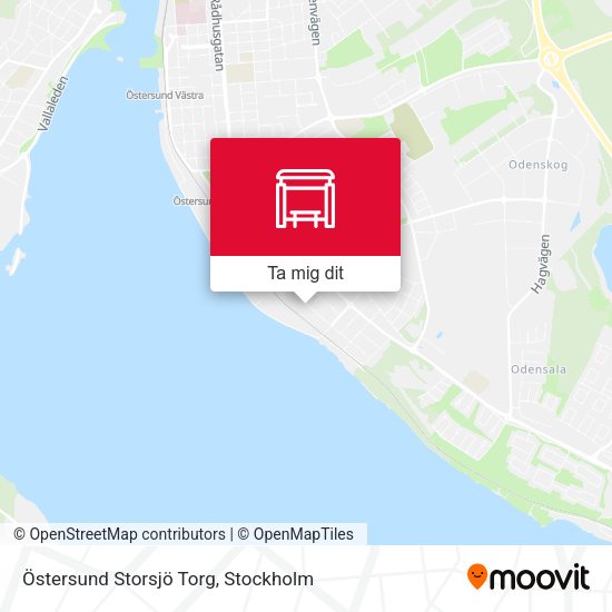 Östersund Storsjö Torg karta