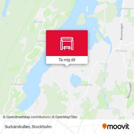 Surbärskullen karta