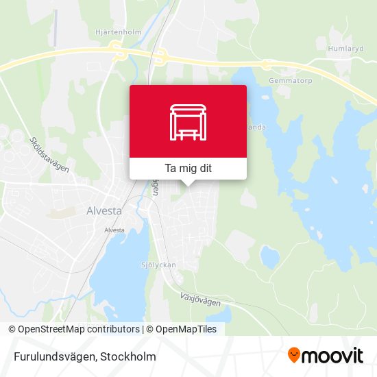 Furulundsvägen karta