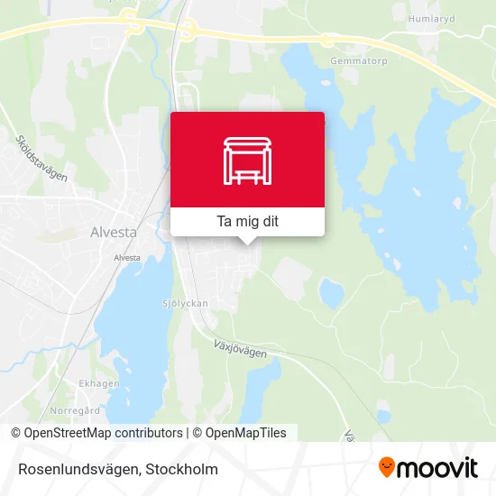 Rosenlundsvägen karta