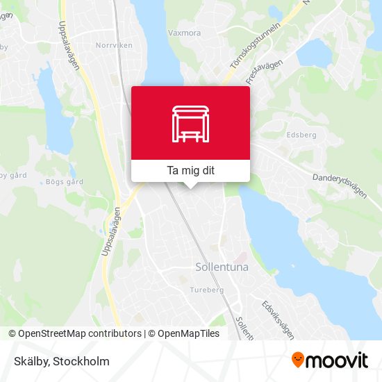 Skälby karta