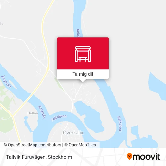 Tallvik Furuvägen karta