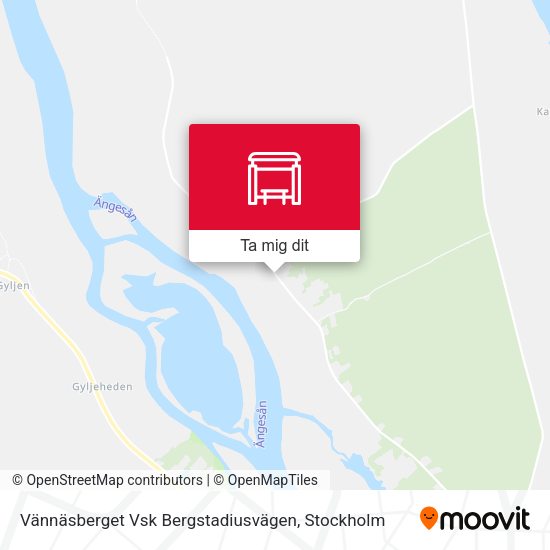 Vännäsberget Vsk Bergstadiusvägen karta