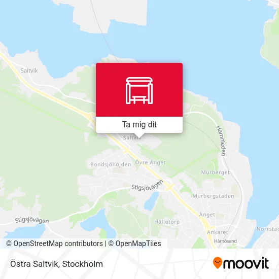 Östra Saltvik karta