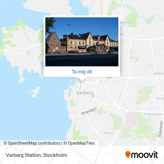 Varberg Station karta