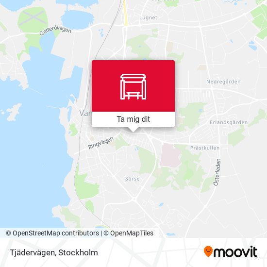 Tjädervägen karta