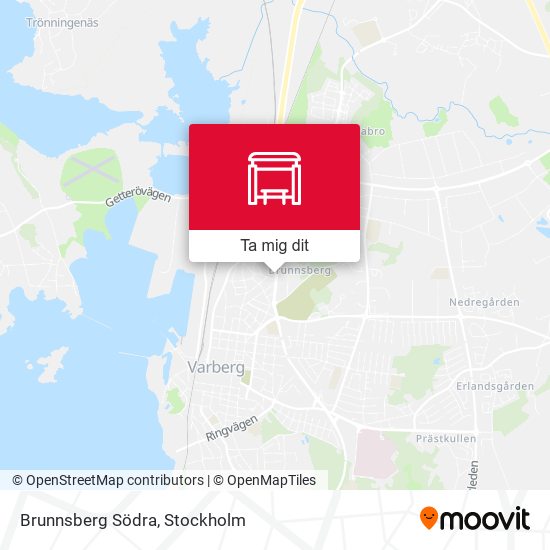 Brunnsberg Södra karta