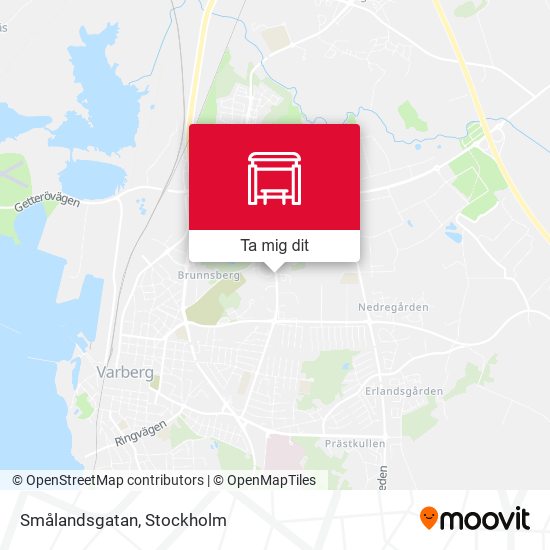 Smålandsgatan karta
