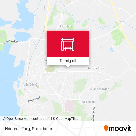 Håstens Torg karta