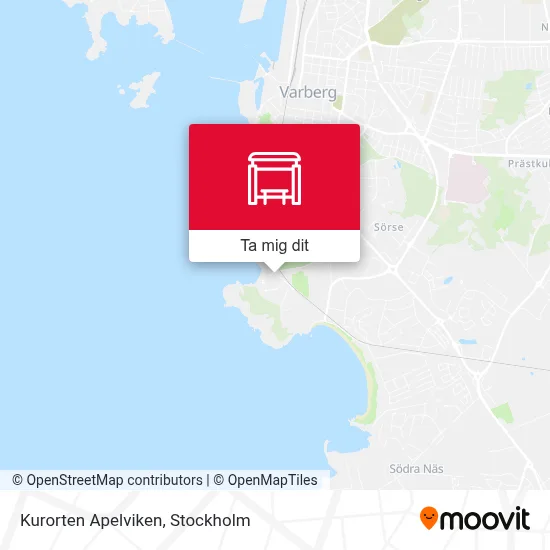 Kurorten Apelviken karta