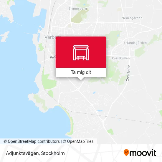 Adjunktsvägen karta