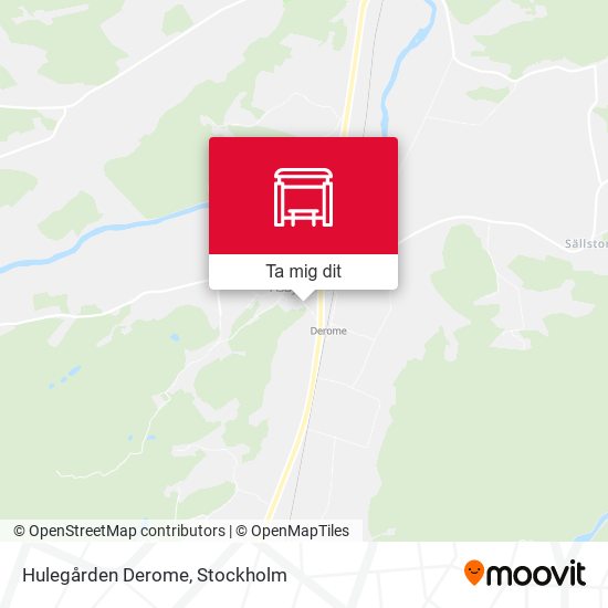Hulegården Derome karta