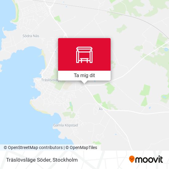 Träslövsläge Söder karta