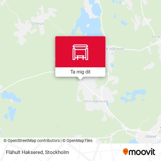 Flähult Haksered karta