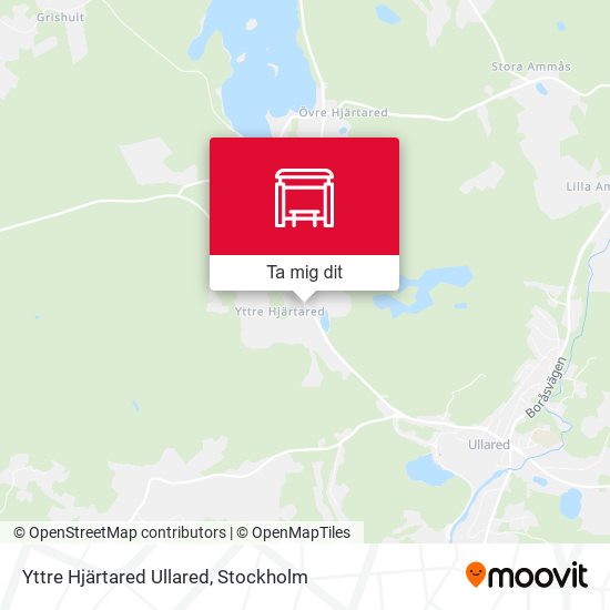 Yttre Hjärtared Ullared karta