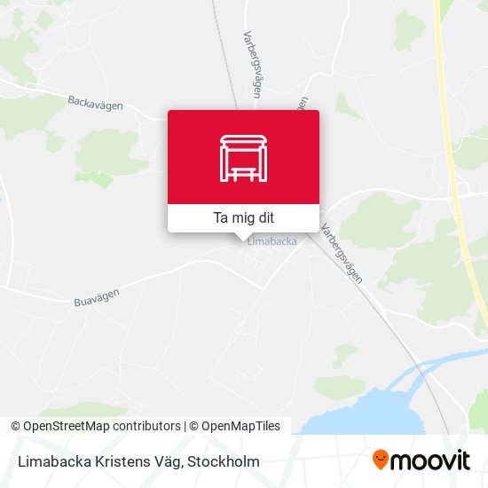 Limabacka Kristens Väg karta