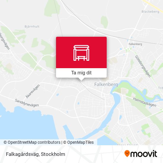 Falkagårdsväg karta
