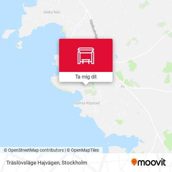 Träslövsläge Hajvägen karta