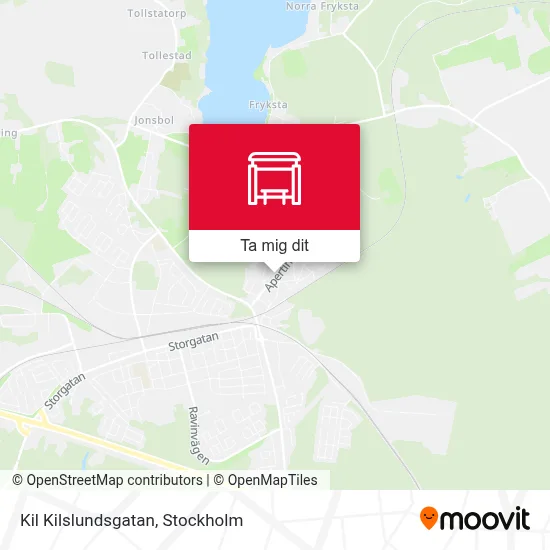 Kil Kilslundsgatan karta