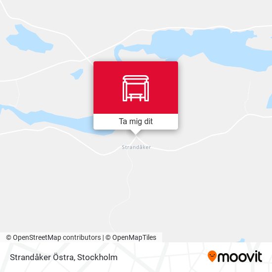 Strandåker Östra karta