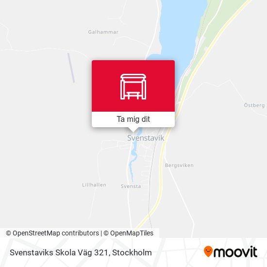 Svenstaviks Skola Väg 321 karta
