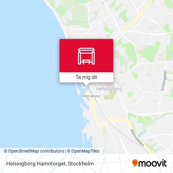 Helsingborg Hamntorget karta