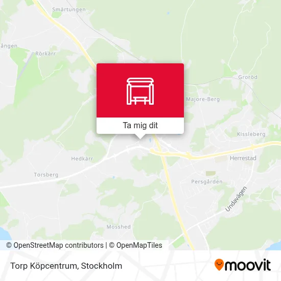 Torp Köpcentrum karta