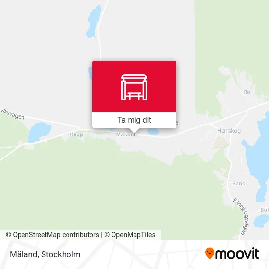 Mäland karta