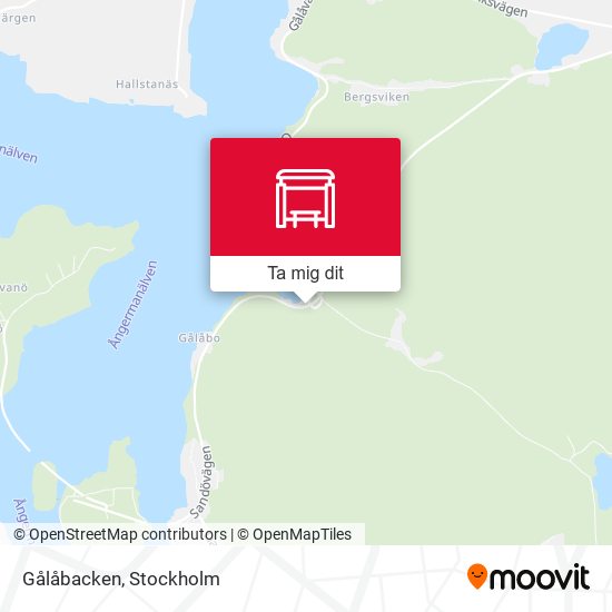 Gålåbacken karta
