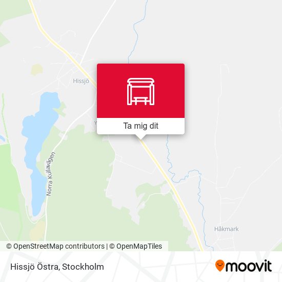 Hissjö Östra karta