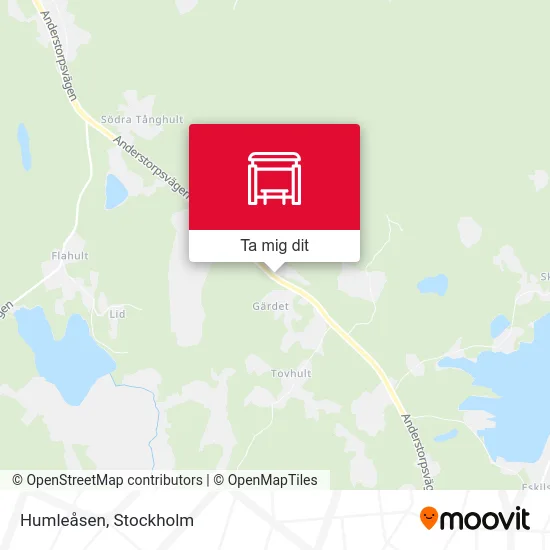 Humleåsen karta