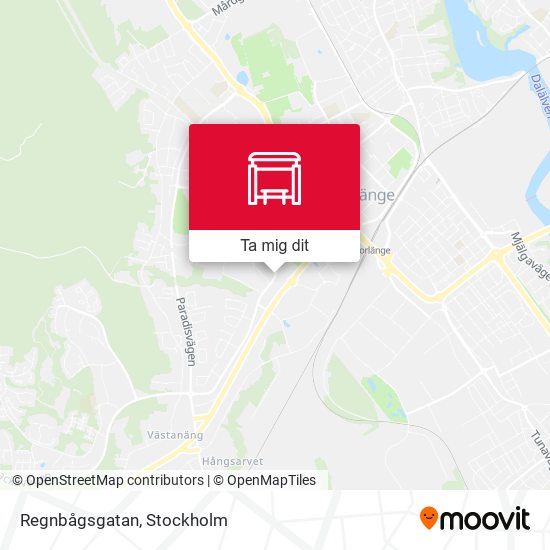 Regnbågsgatan karta
