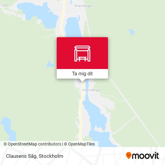 Clausens Såg karta