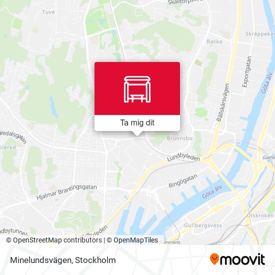 Minelundsvägen karta