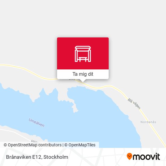 Brånaviken E12 karta