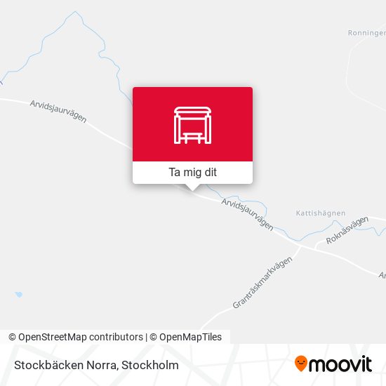 Stockbäcken Norra karta