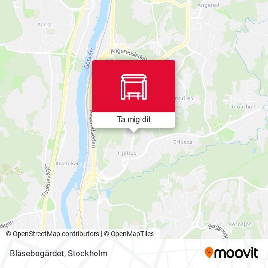 Bläsebogärdet karta