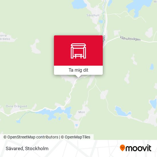 Sävared karta