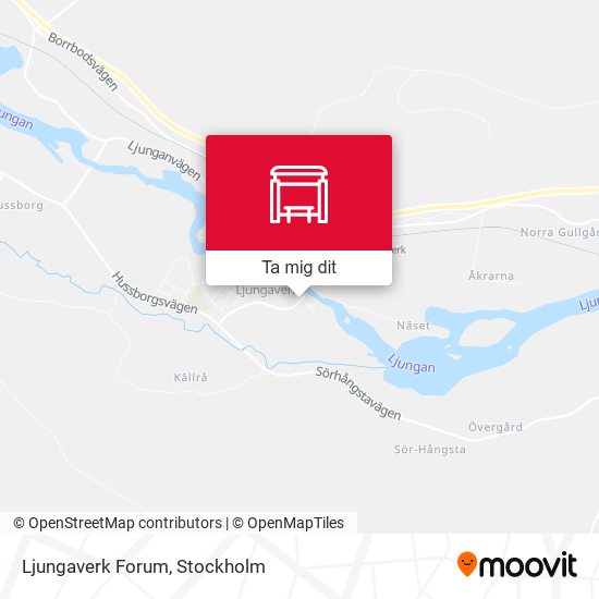 Ljungaverk Forum karta