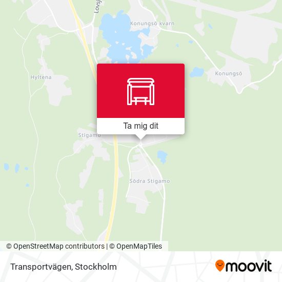 Transportvägen karta