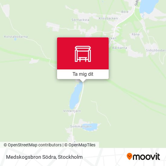Medskogsbron Södra karta