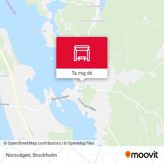 Norsvägen karta