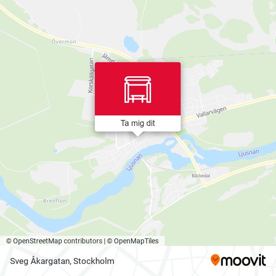 Sveg Åkargatan karta