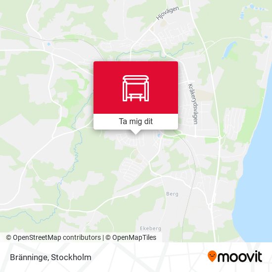 Bränninge karta