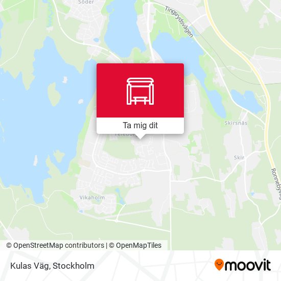 Kulas Väg karta